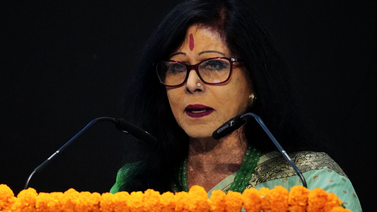 Kathak dancer Shovana Narayan speaks at 17th Nadi Utsav in New Delhi