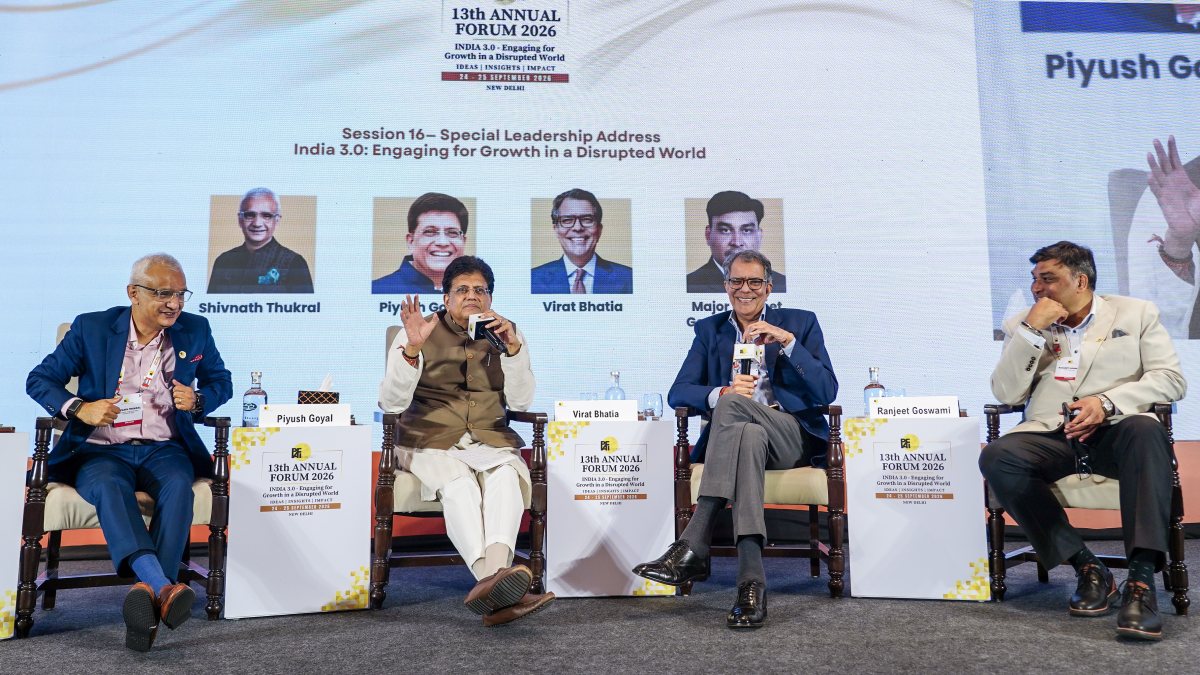 Piyush Goyal speaks at India 3.0 session in New Delhi