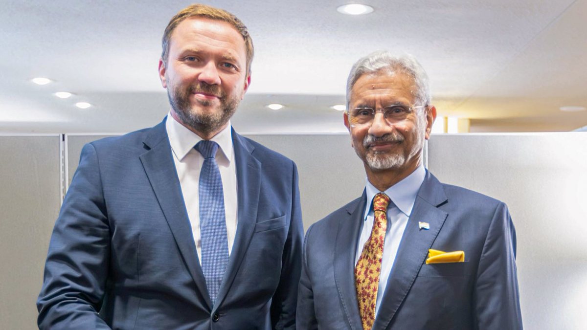 Jaishankar meets Estonian counterpart on UNGA sidelines