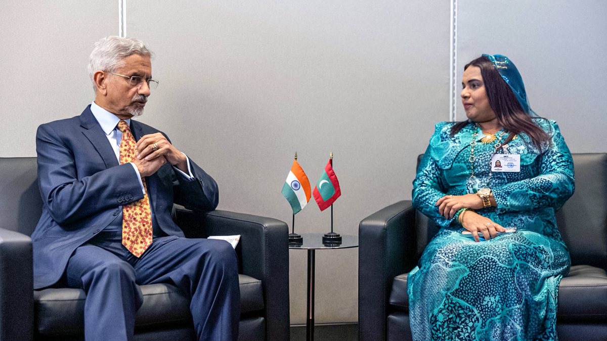 Jaishankar meets Maldives foreign minister at UNGA sidelines