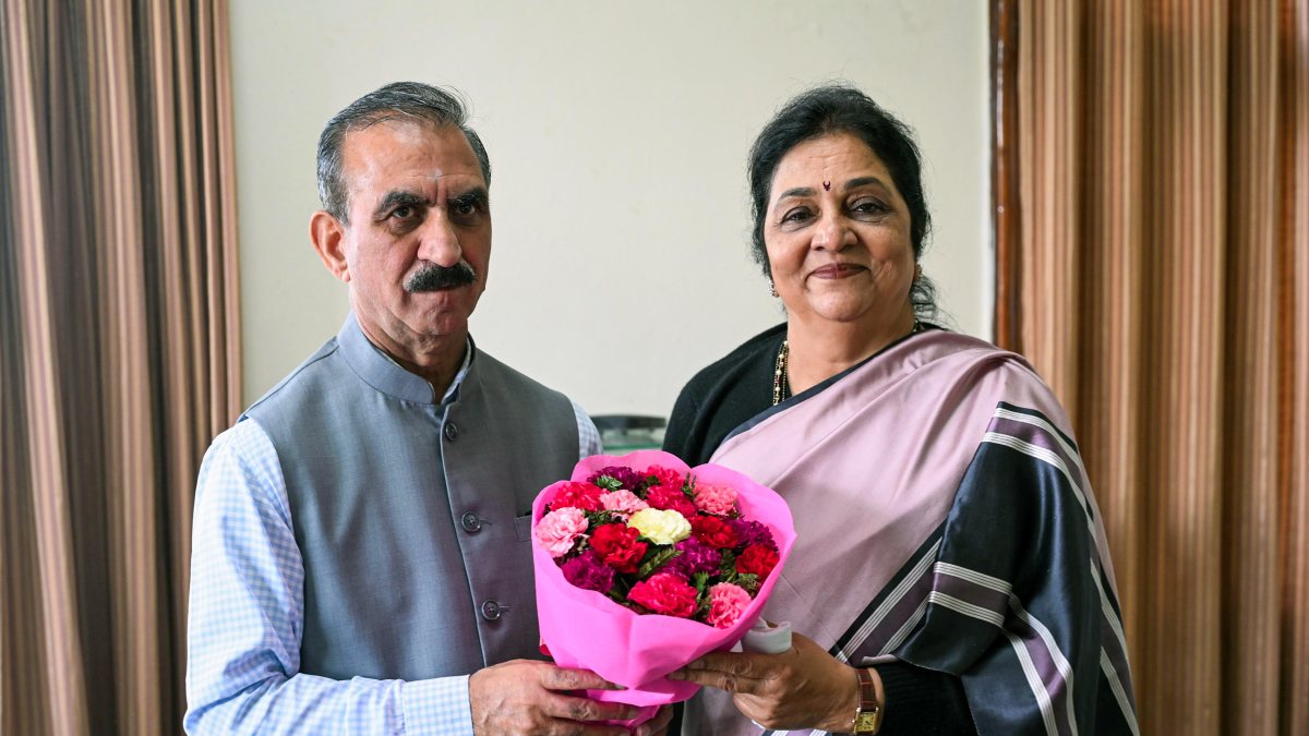 Himachal CM Sukhu meets Congress MP Rajani Patil in Shimla