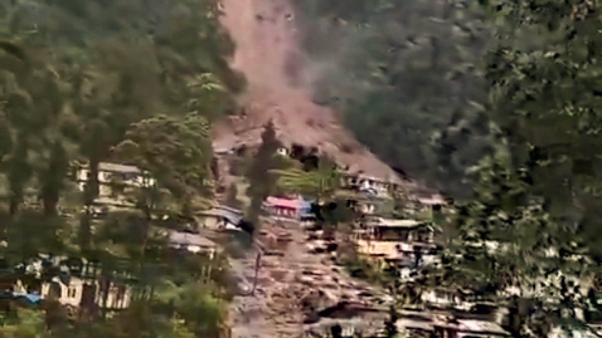 Major landslide in Sikkim washes away houses and properties