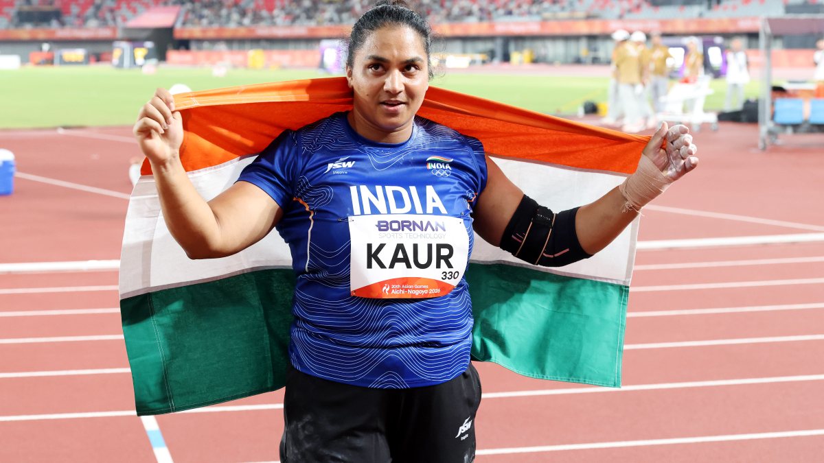 Manpreet Kaur wins bronze in shot put at Asian Games