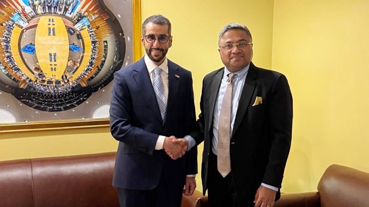 Indian and UAE officials meet at UN General Assembly