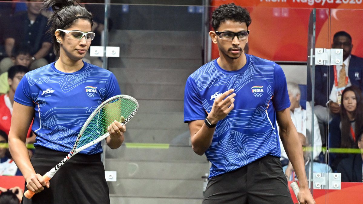 Indian squash pair Joshna and Velavan win mixed doubles bronze at Asian Games