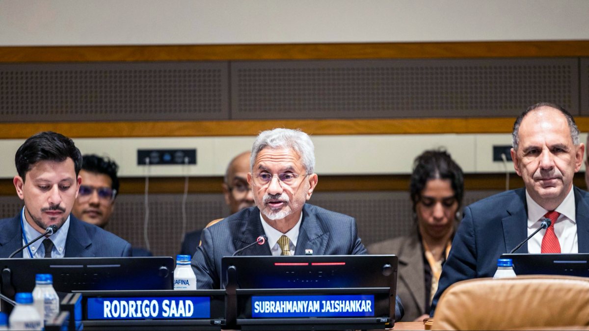 Jaishankar co-chairs UN event on AI and peace in New York