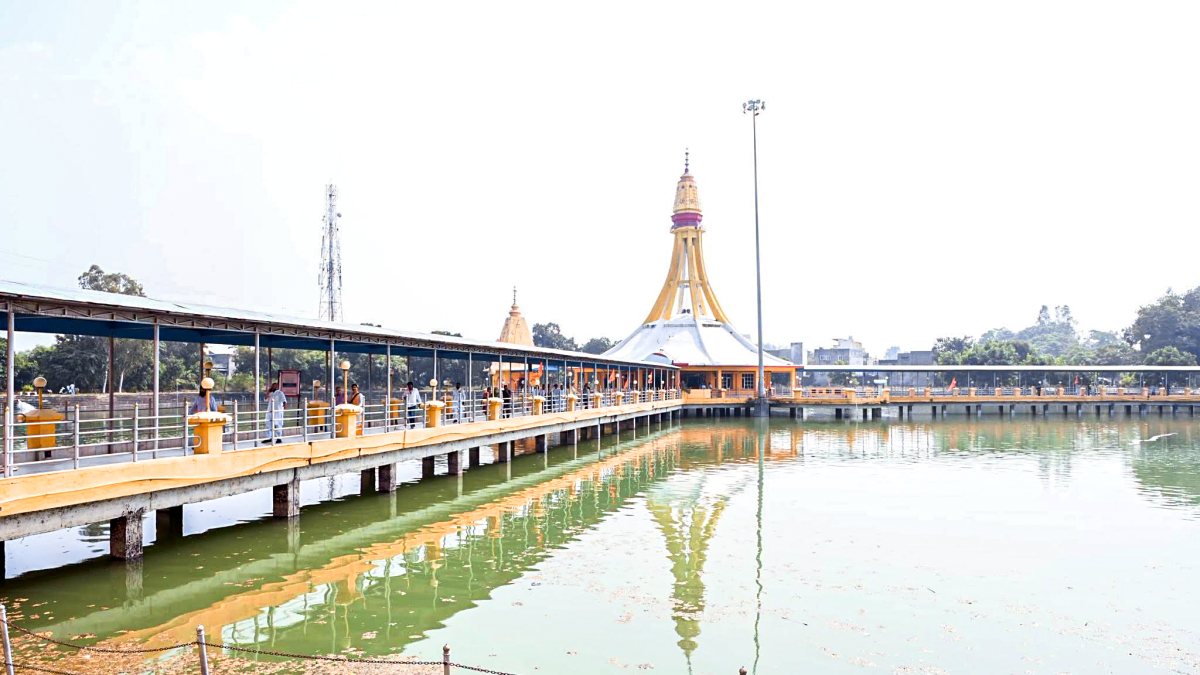 Pandav Sarovar Temple viewed during Dhami visit in Hoshiarpur