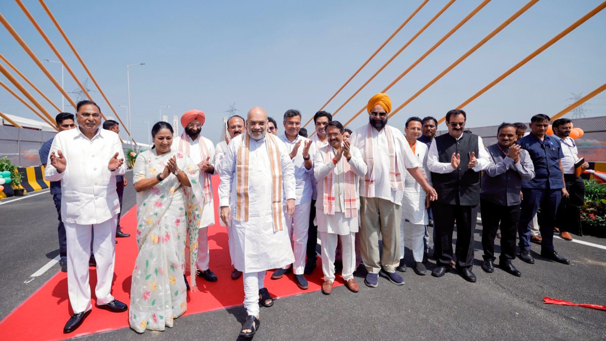 Amit Shah inaugurates Barapullah Phase-3 elevated corridor in Delhi
