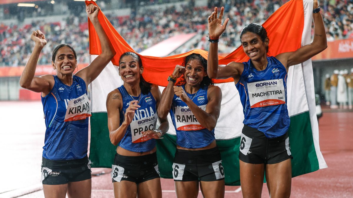 India women win 4x400m relay gold at Asian Games