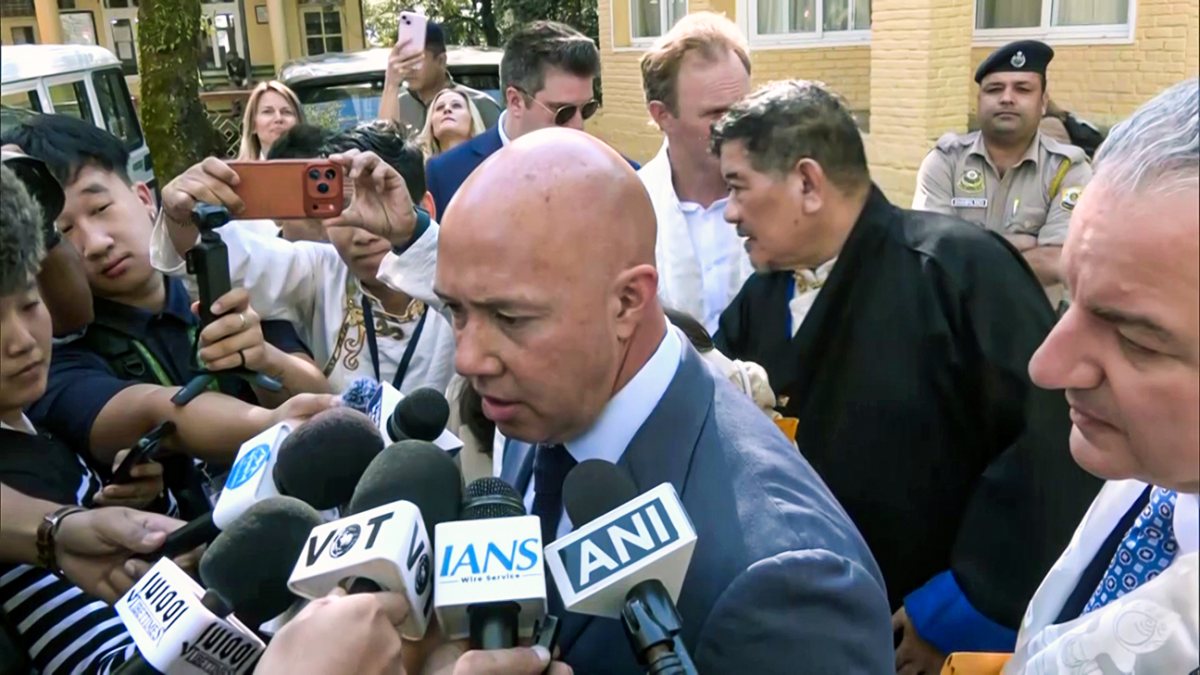 US congressman Brian Mast meets Dalai Lama in Dharamshala