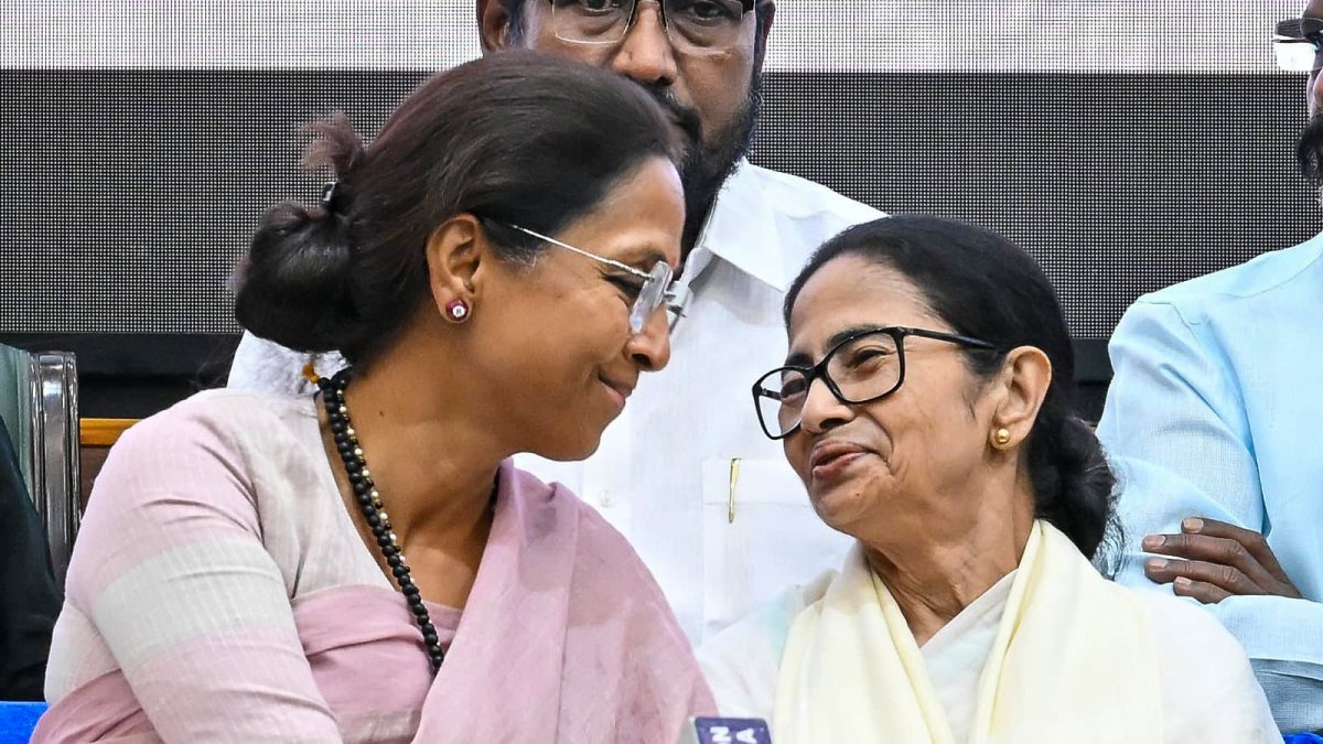 Mamata Banerjee and Supriya Sule address press after INDIA bloc meeting