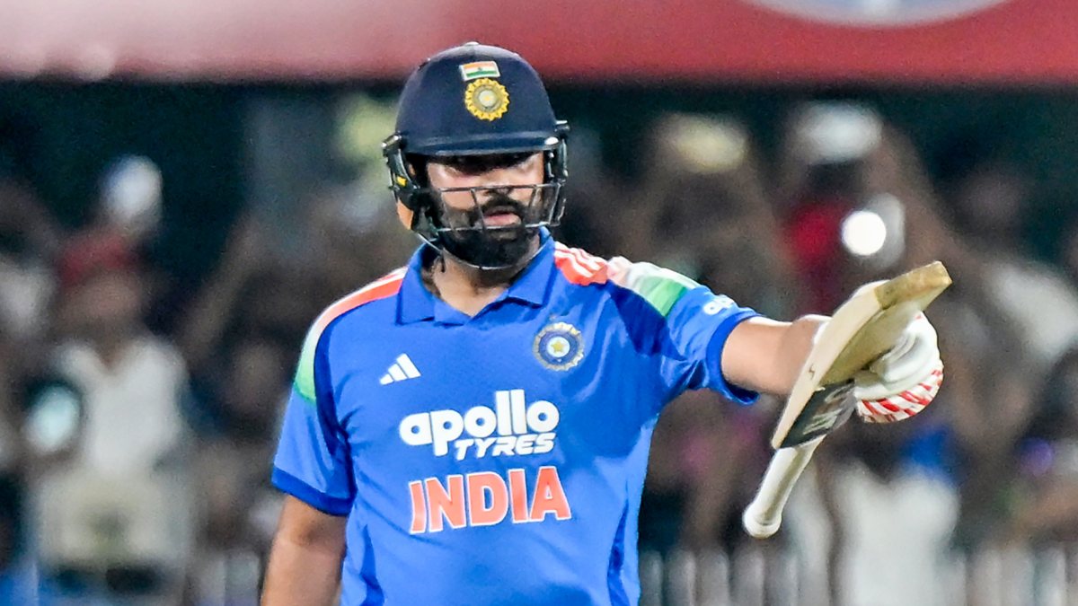 Rohit Sharma celebrates century in 2nd ODI vs West Indies