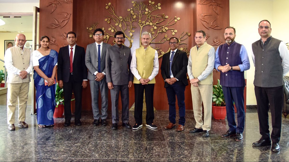 Jaishankar meets Sri Lankan JVP delegation in New Delhi