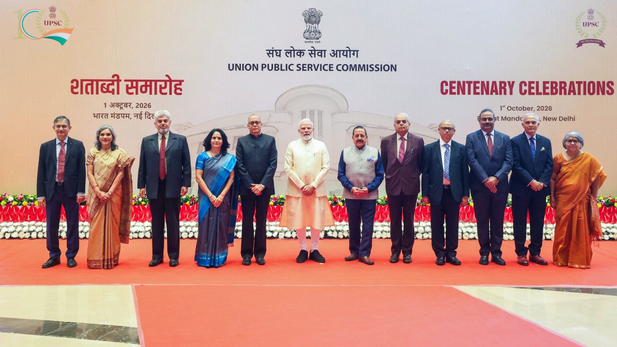 PM Modi attends UPSC centenary celebration in New Delhi