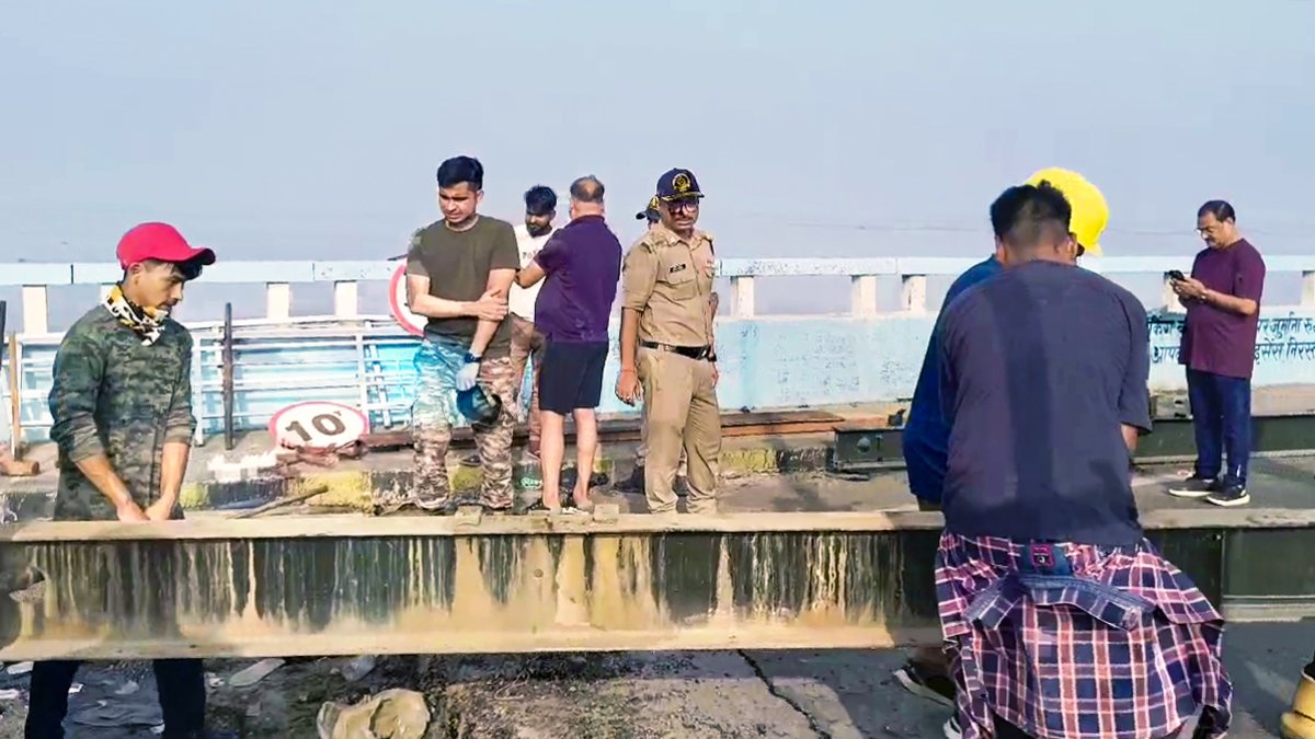 Bailey bridge dismantled on Vikramshila Setu for repairs