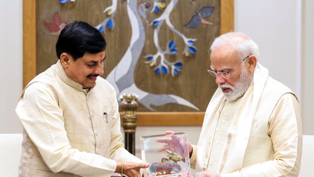 MP CM Mohan Yadav meets PM Modi in New Delhi