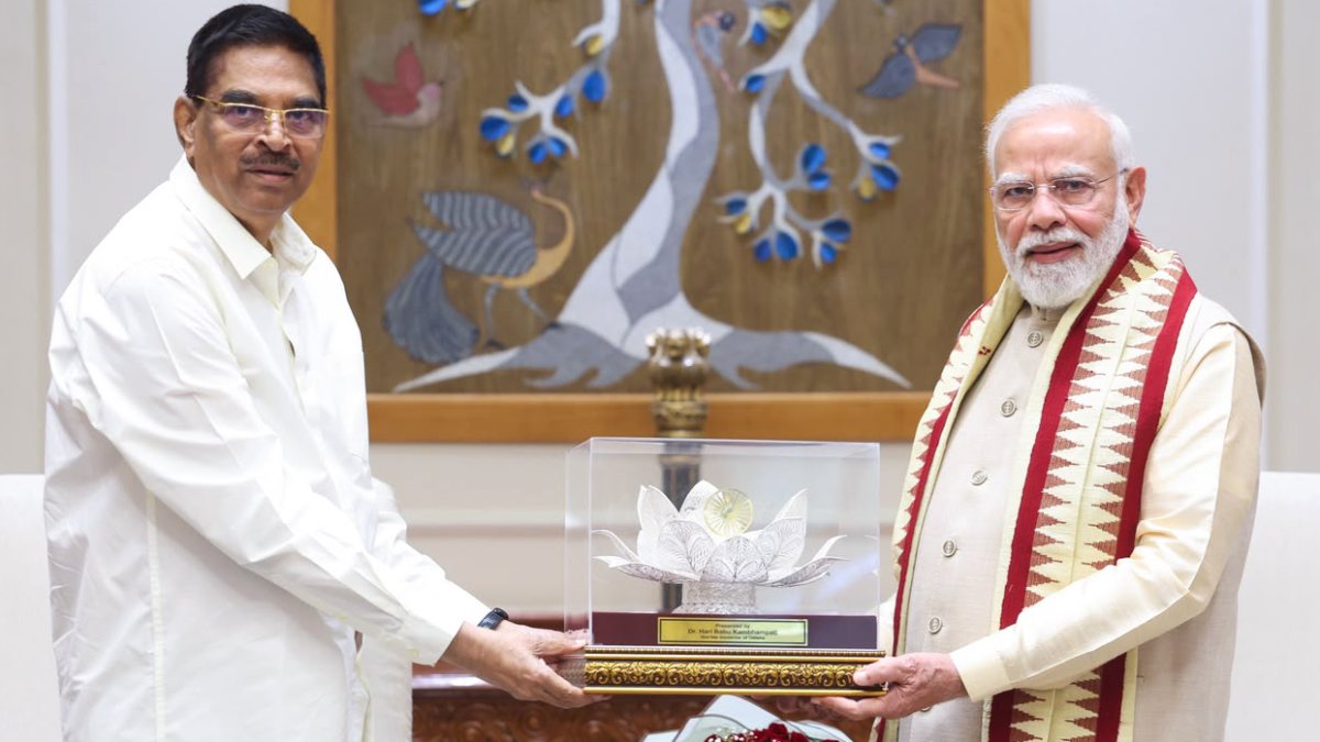 Odisha governor meets PM Modi in New Delhi