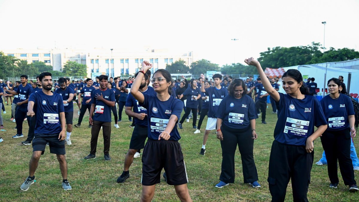 Zumba session marks World Heart Day at AIIMS Bhopal