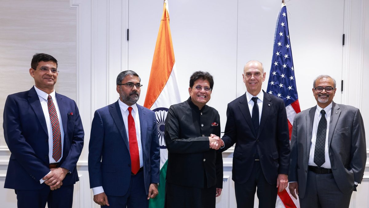 Piyush Goyal meets ADM CEO Juan Luciano in Chicago