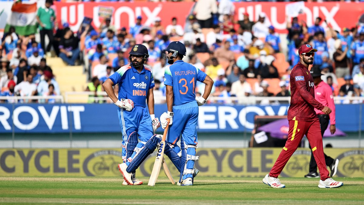Rohit Sharma and Ruturaj Gaikwad play in 3rd ODI vs West Indies