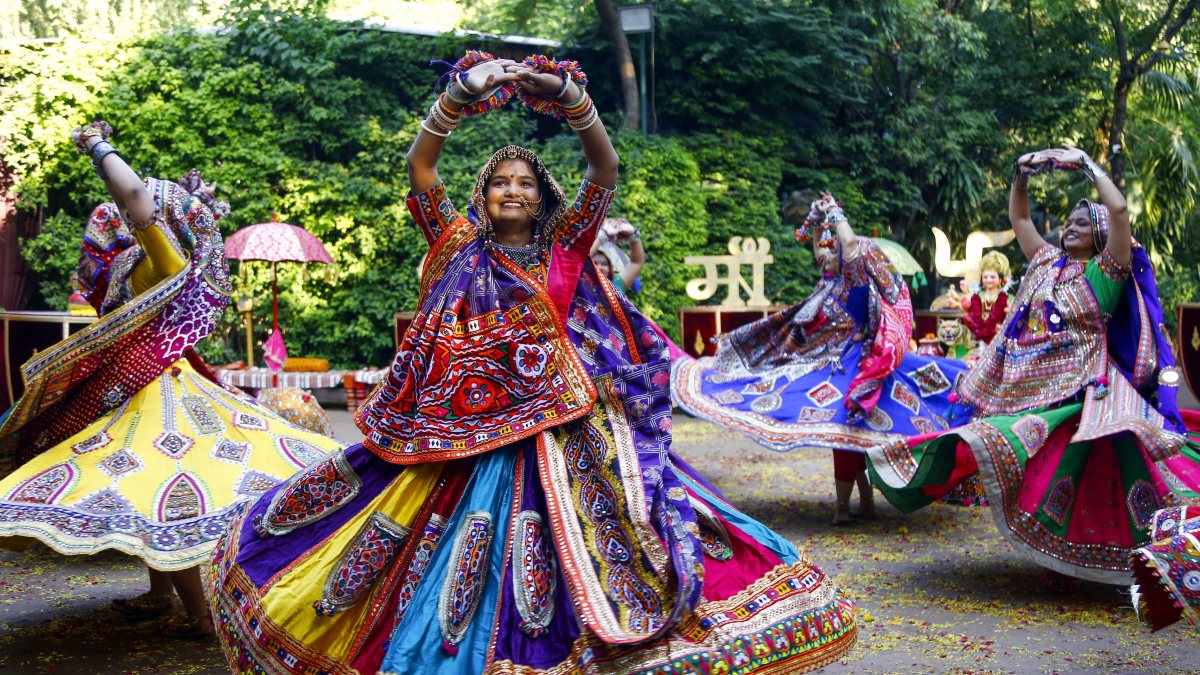 Garba rehearsal held ahead of Navaratri in Ahmedabad