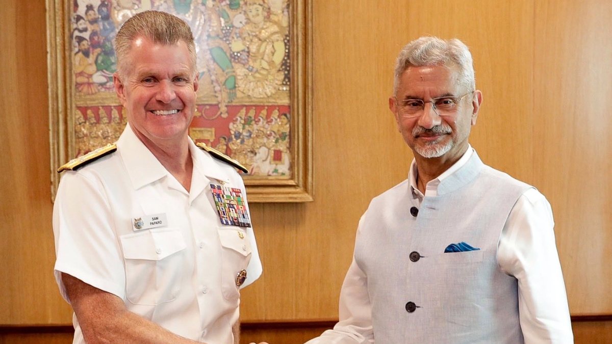 Jaishankar meets US Pacific Command chief in Delhi