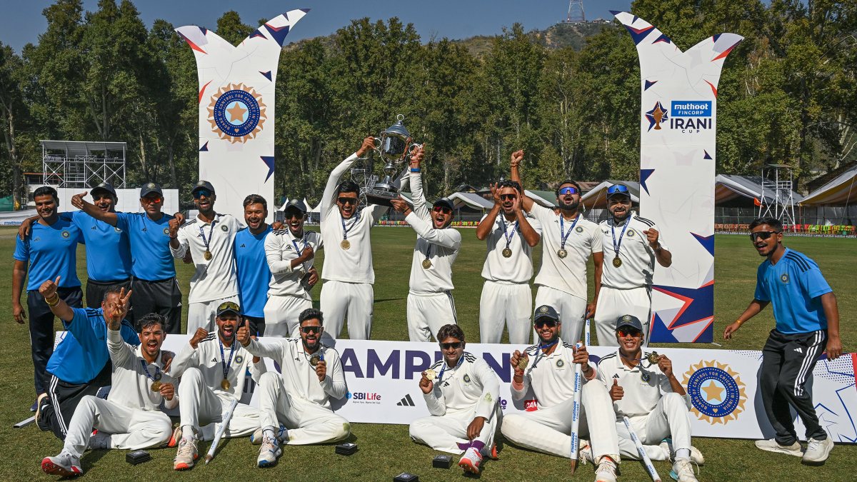 Rest of India lift Irani Cup after 167-run win over Jammu and Kashmir