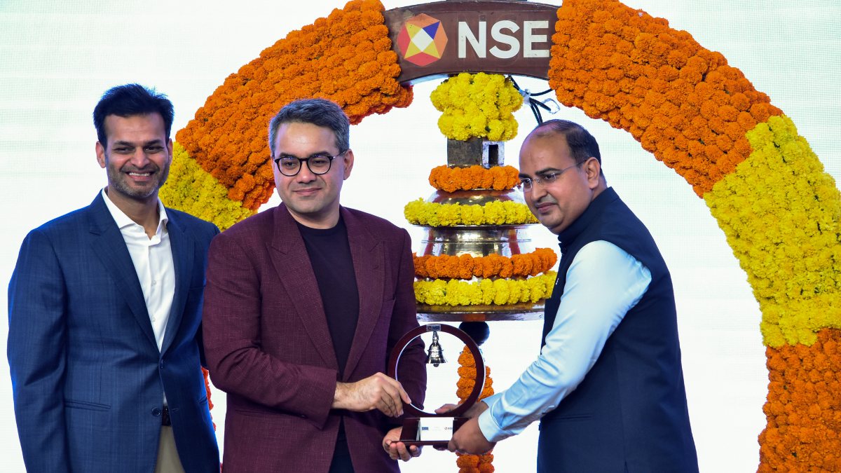 Ace Vector leaders attend listing ceremony at NSE in Mumbai