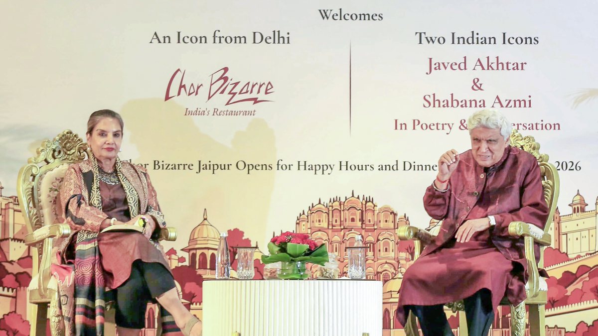 Javed Akhtar and Shabana Azmi inaugurate Chor Bizarre in Jaipur