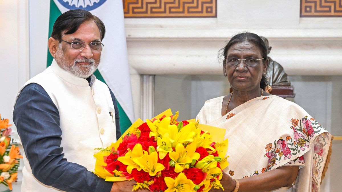 Praful Patel calls on President Murmu at Rashtrapati Bhavan