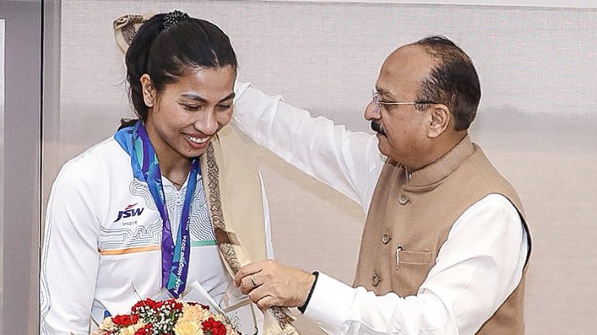 Delhi minister felicitates Lovlina Borgohain after Asian Games gold