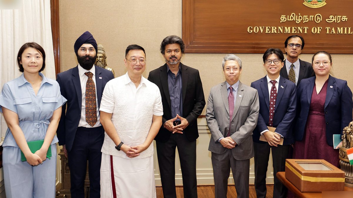 Singapore envoy meets Tamil Nadu CM Vijay in Chennai