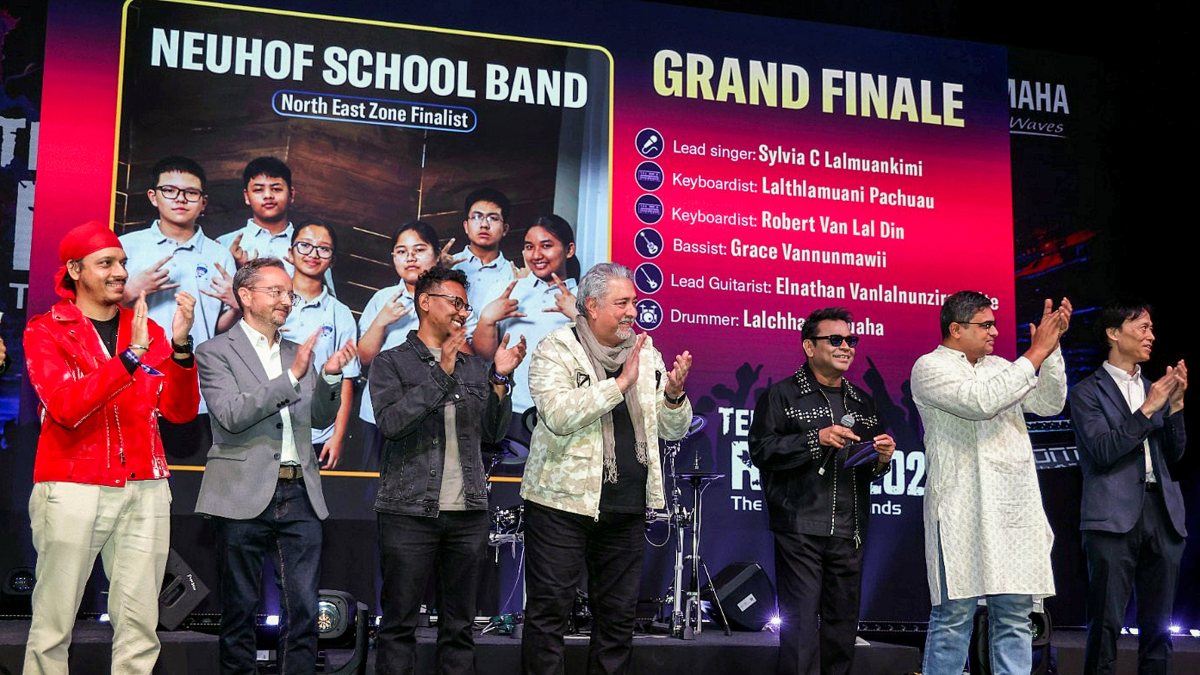 AR Rahman attends Yamaha Teens Rock 2026 prize ceremony in Bengaluru