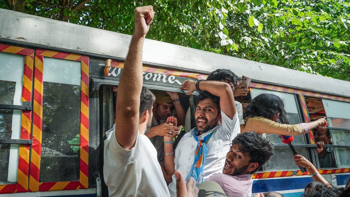 NSUI protesters detained in Delhi over CEC resignation demand