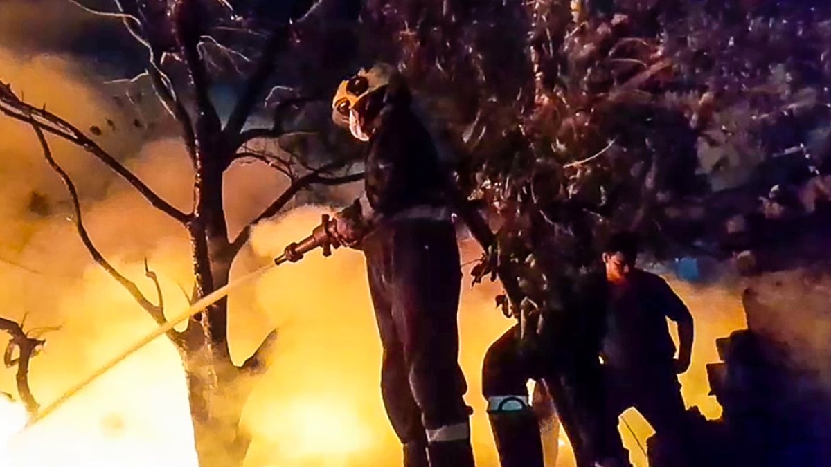 Firefighters douse scrap shop fire in Balapur