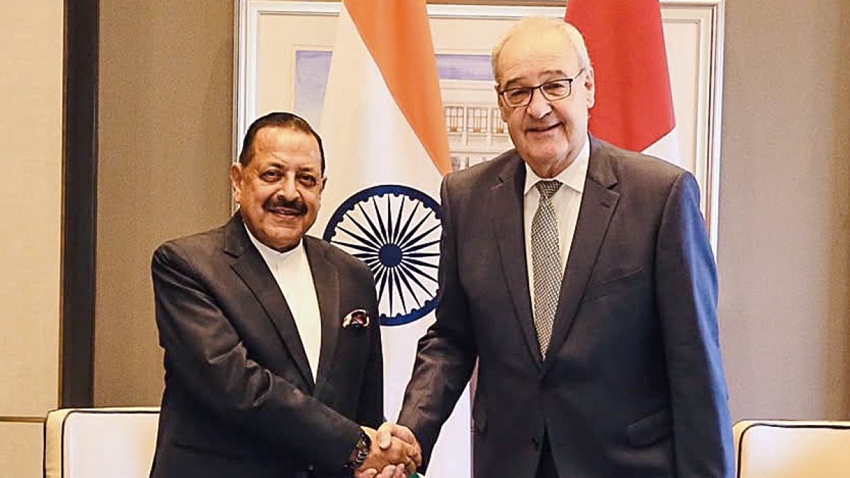 Jitendra Singh meets Swiss president in Delhi