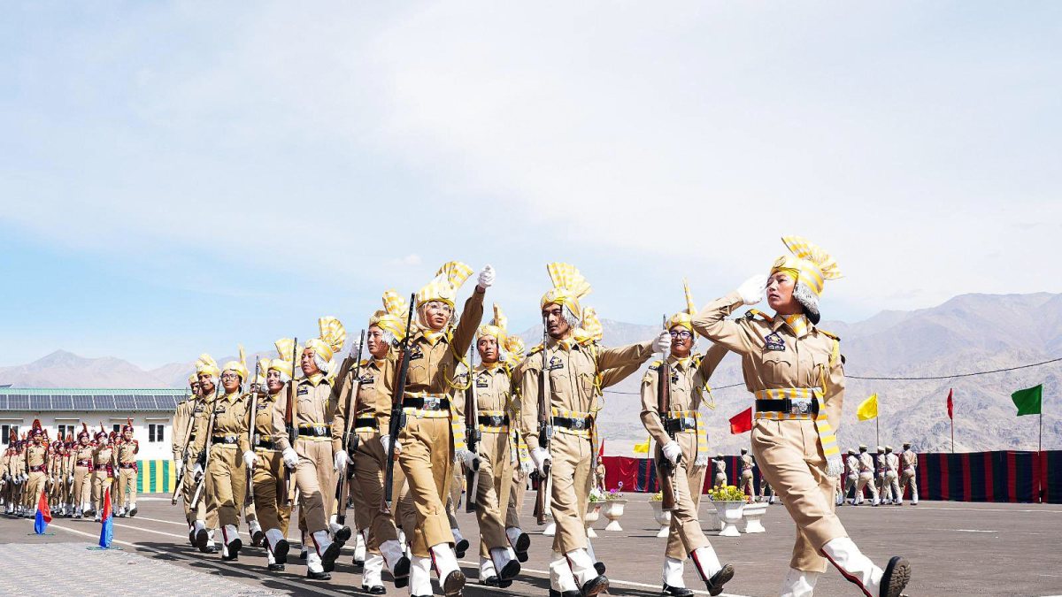 Ladakh LG attends police passing-out parade in Leh