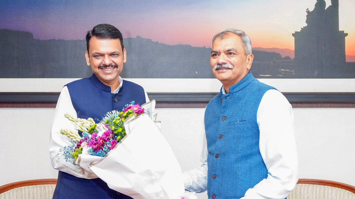 NCB chief Anurag Garg meets Maharashtra CM Devendra Fadnavis in Mumbai