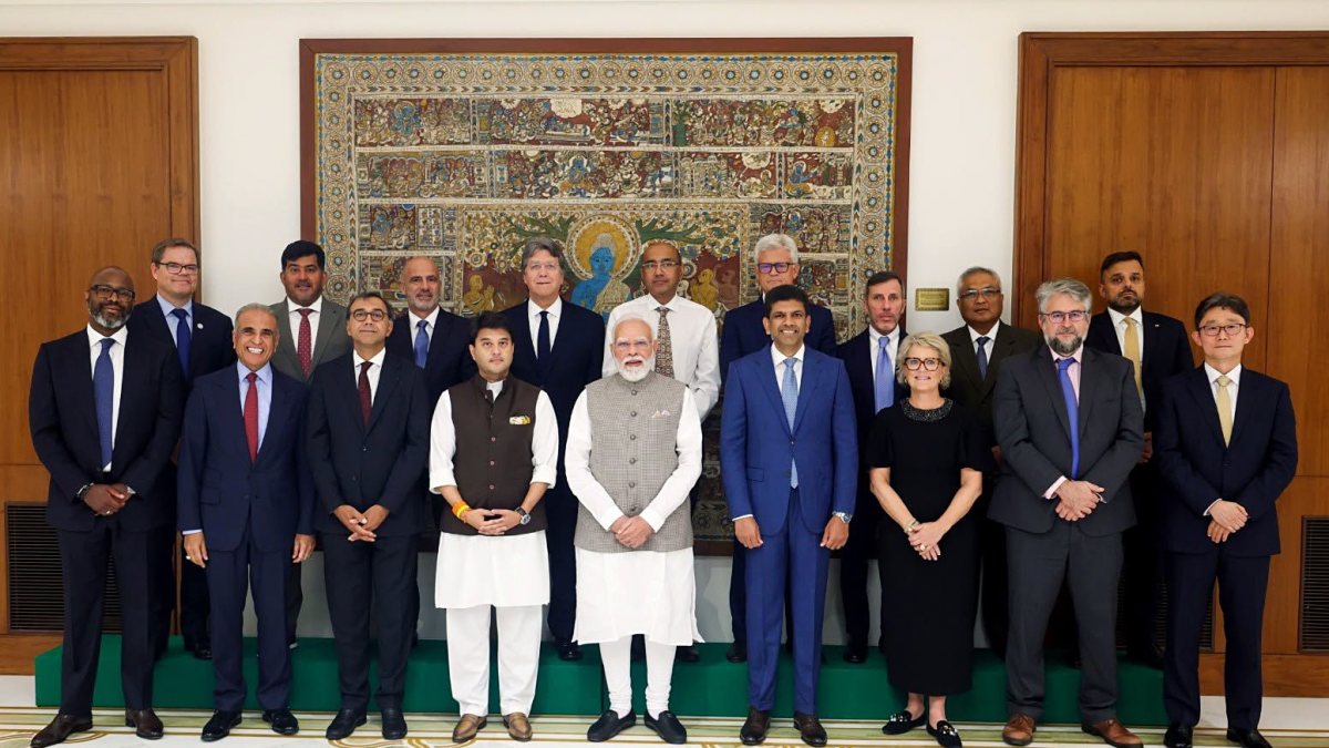 PM Modi meets GSMA Board members in New Delhi