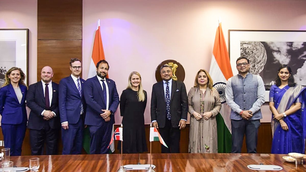 MEA secretary Sibi George meets Norway state secretary in Delhi