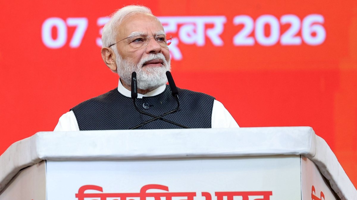 PM Modi addresses Viksit Bharat Sankalp Sabha in Delhi