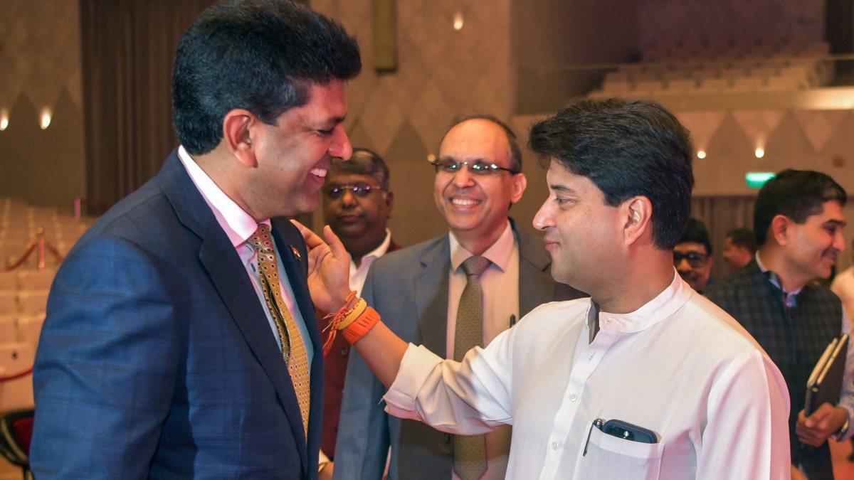 Scindia and Pemmasani review India Mobile Congress 2026 preparations