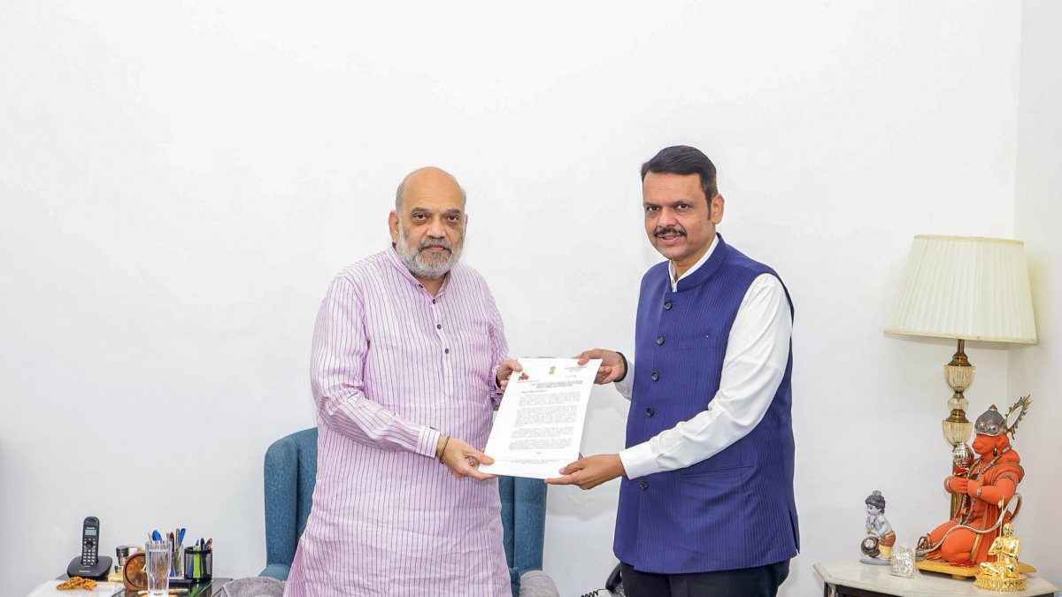 Fadnavis meets Shah to discuss Maharashtra drought