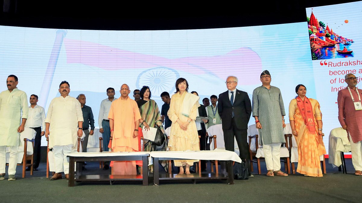 Yogi Adityanath, Akie Abe inaugurate Abe Memorial Corridor in Varanasi