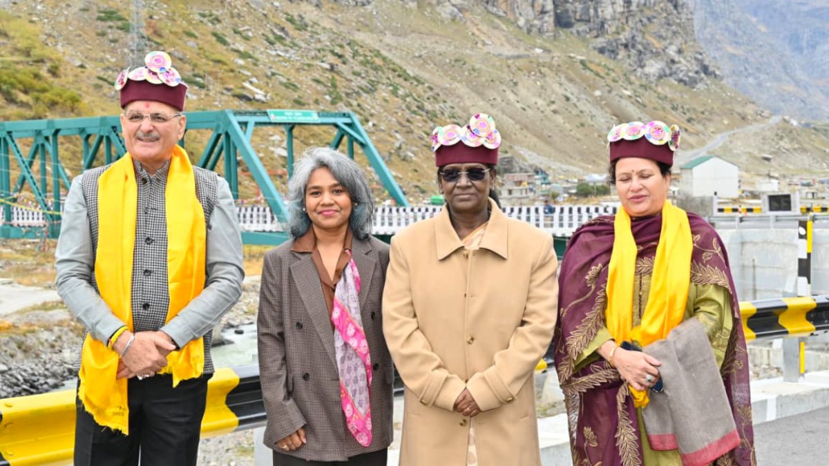 President Murmu visits Atal Tunnel in Kullu