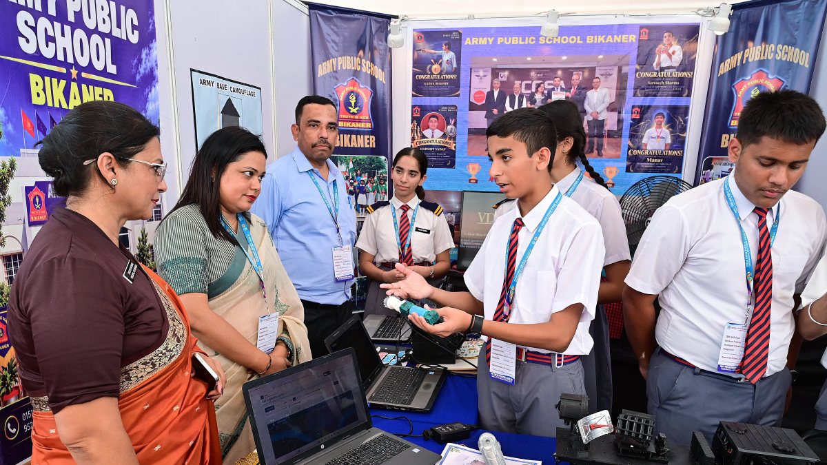 Students showcase projects at CBSE Skill Expo in Bikaner