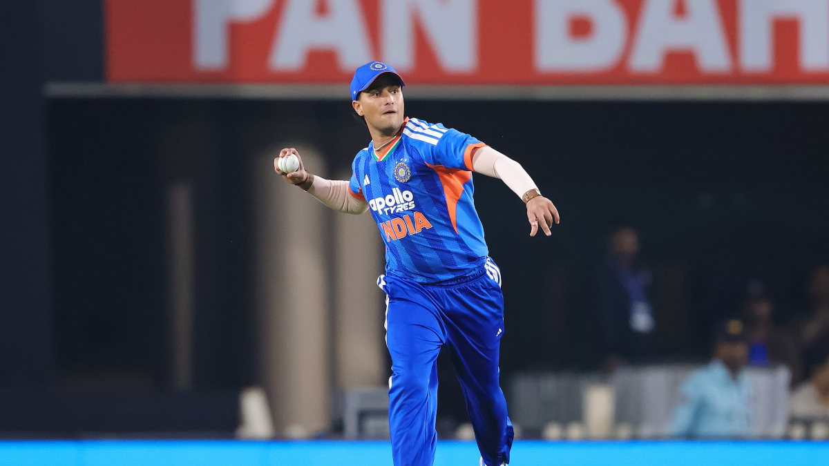 Abhishek Sharma bats in 2nd T20I against West Indies in Ranchi