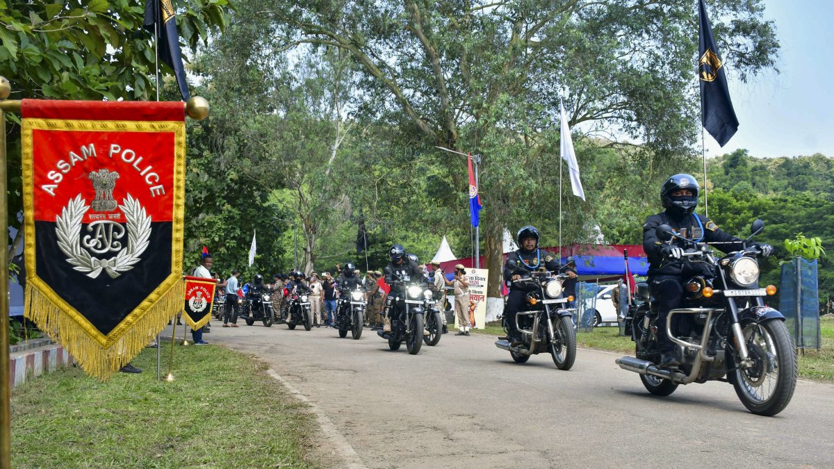 Motorcyclists ride in national rally from Assam to Gujarat