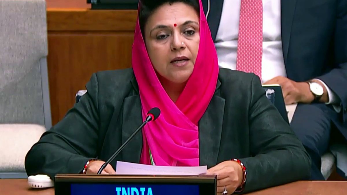 BJP MP Mahima Kumari Mewar speaks at UN General Assembly Fourth Committee