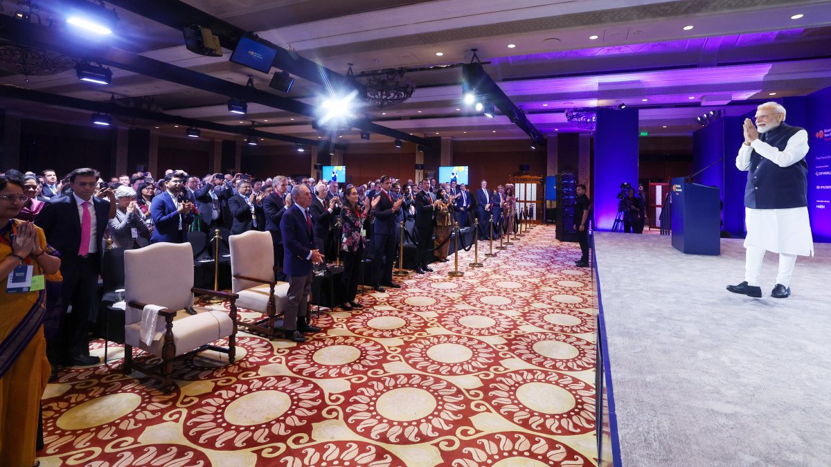 PM Modi attends Bloomberg New Economy Forum in Delhi